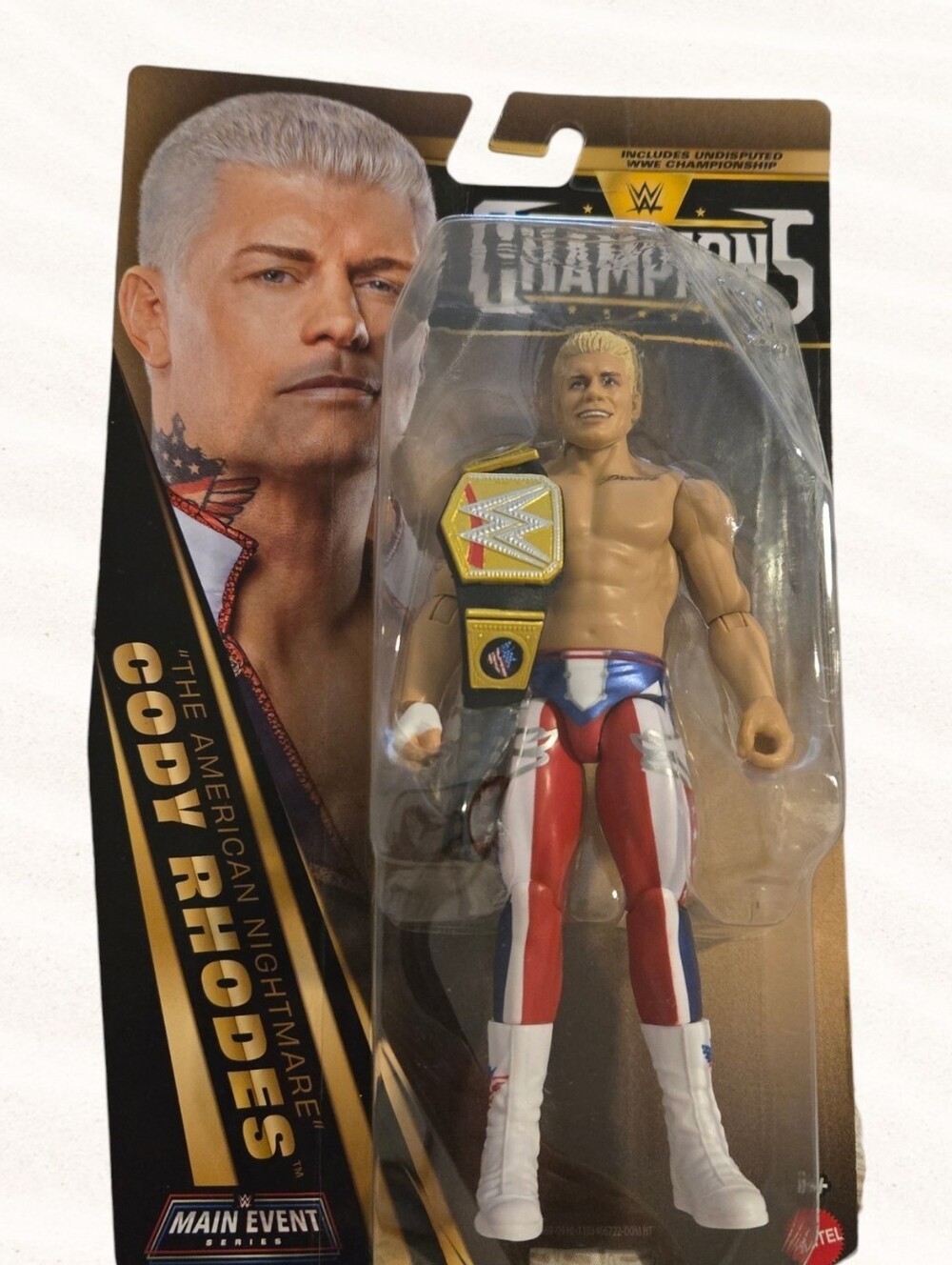 Mattel - WWE Champions [Main Event Series] Action Figure - CODY RHODES (6 inch)